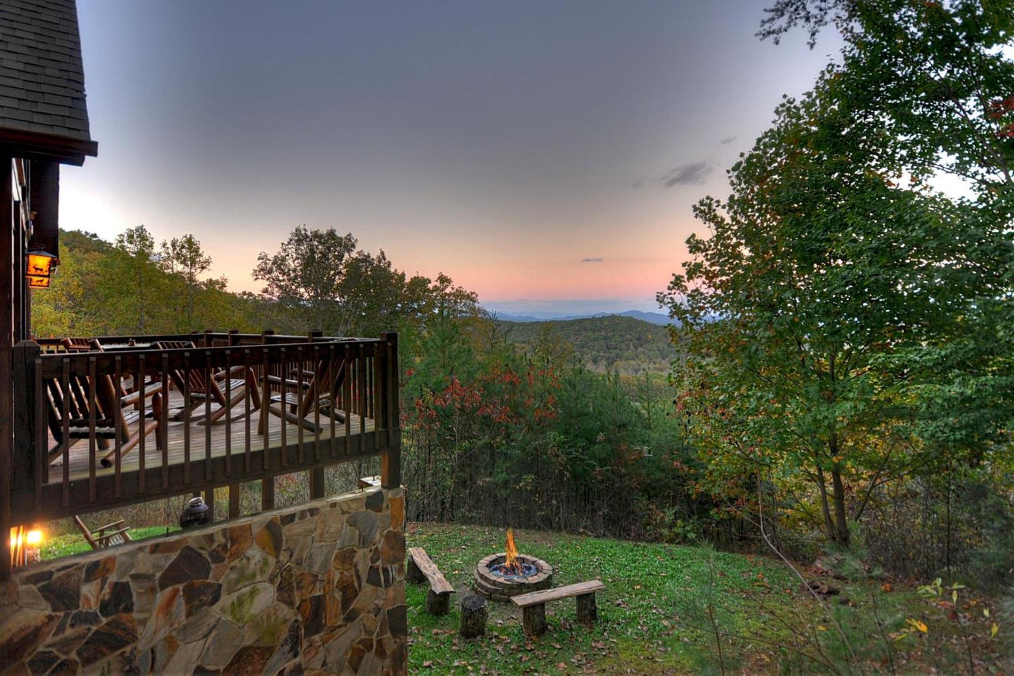 The View Sweeping Mountain Views Gas Fireplace Game Room Hot Tub Блу-Ридж Экстерьер фото