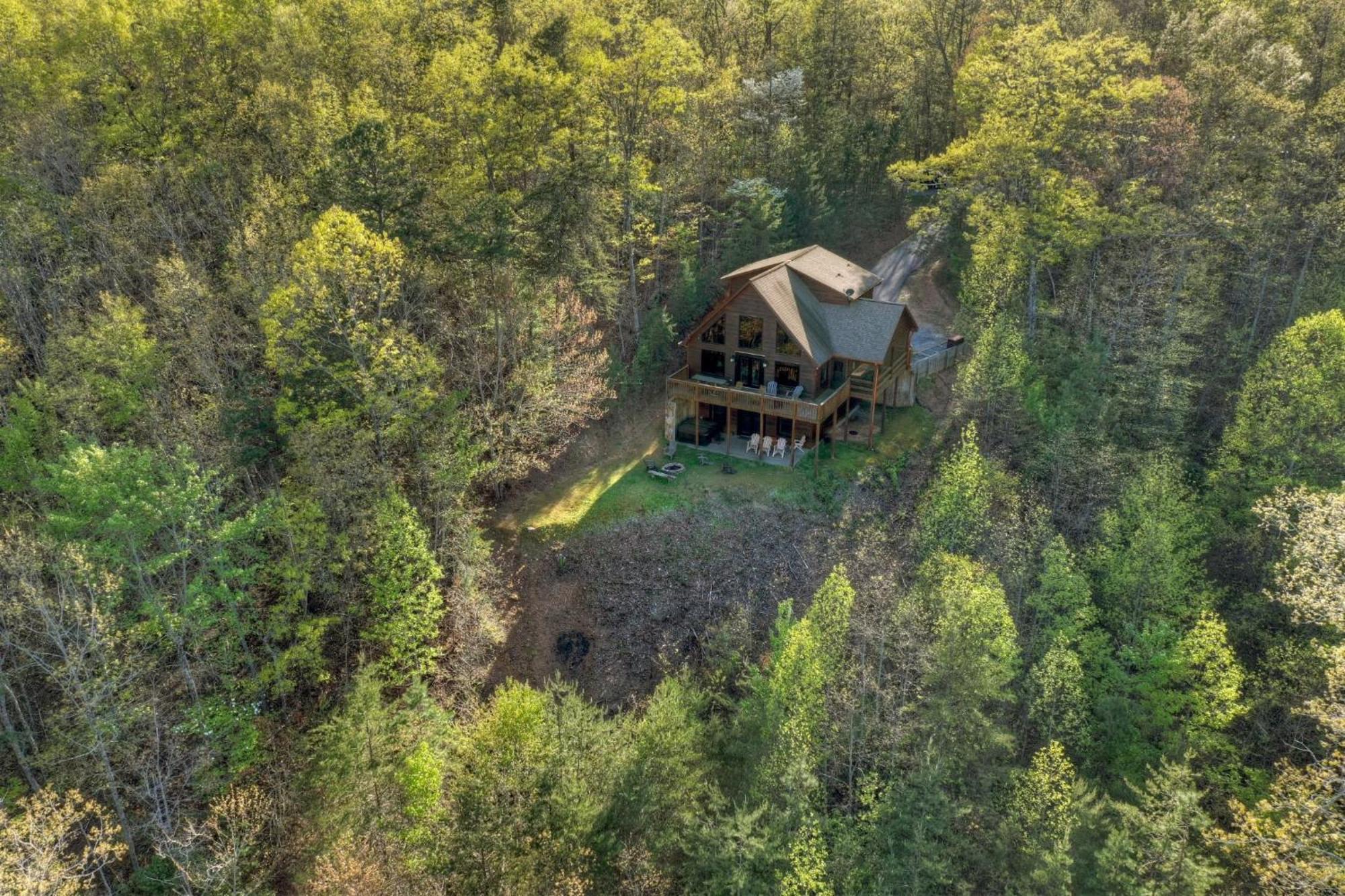 The View Sweeping Mountain Views Gas Fireplace Game Room Hot Tub Блу-Ридж Экстерьер фото