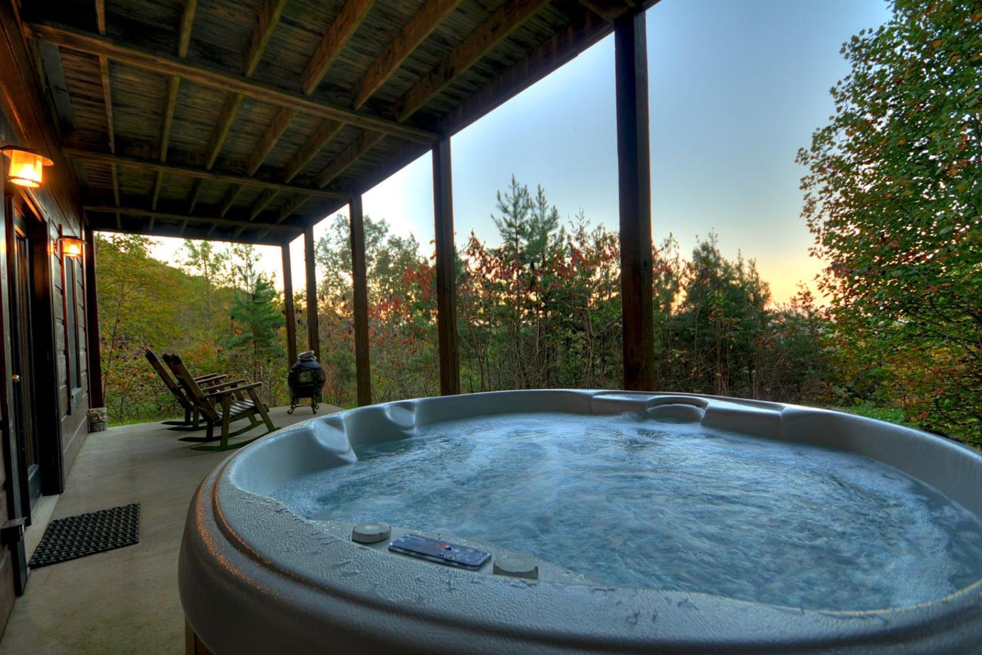 The View Sweeping Mountain Views Gas Fireplace Game Room Hot Tub Блу-Ридж Экстерьер фото